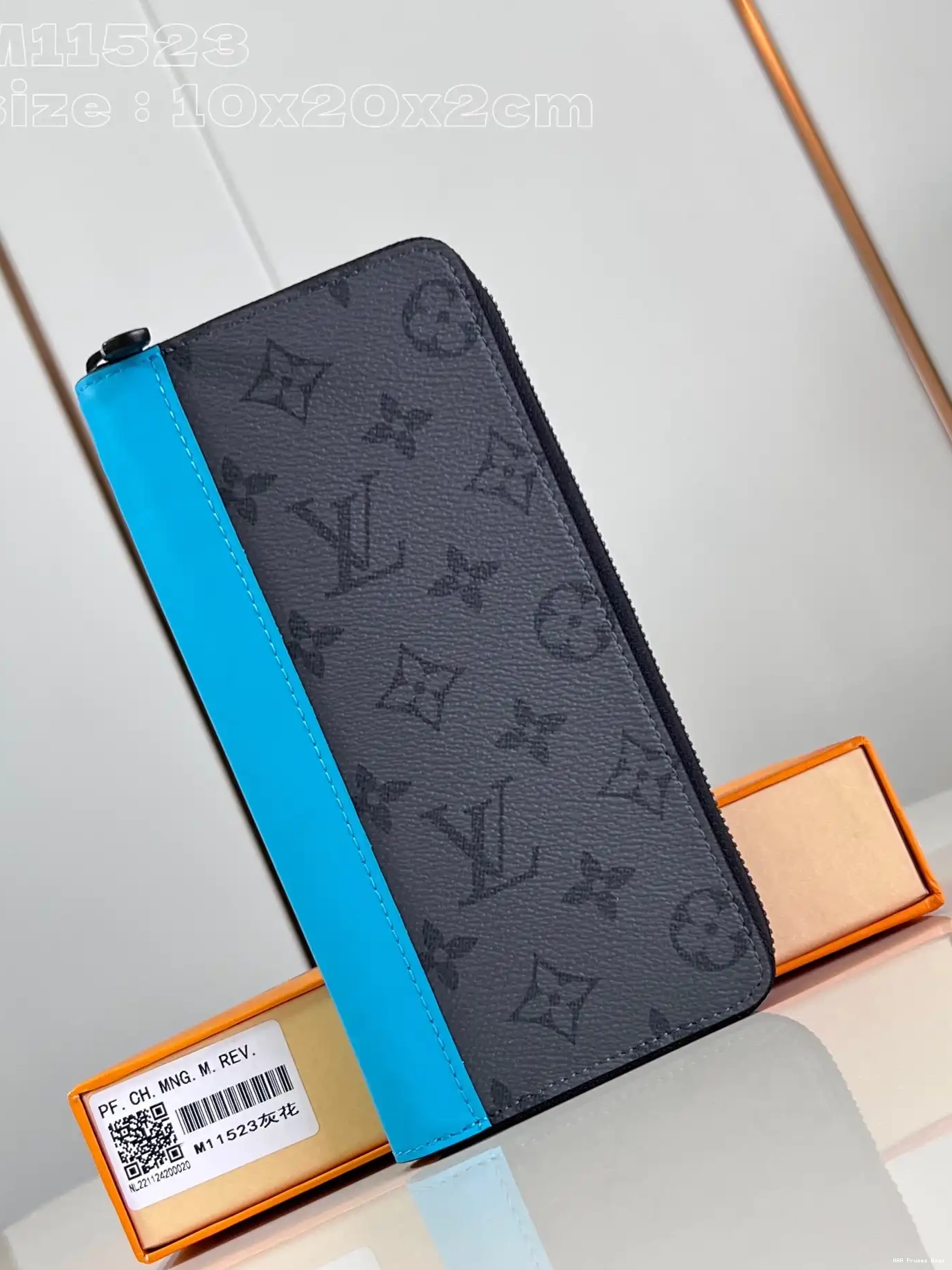 AAA Pruses Bags ZIPPY LOUIS WALLET-10*20*2 cm VUITTON 0630
